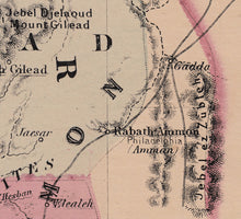 1861 Map of Palestine