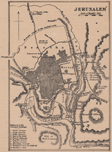 1861 Map of Palestine